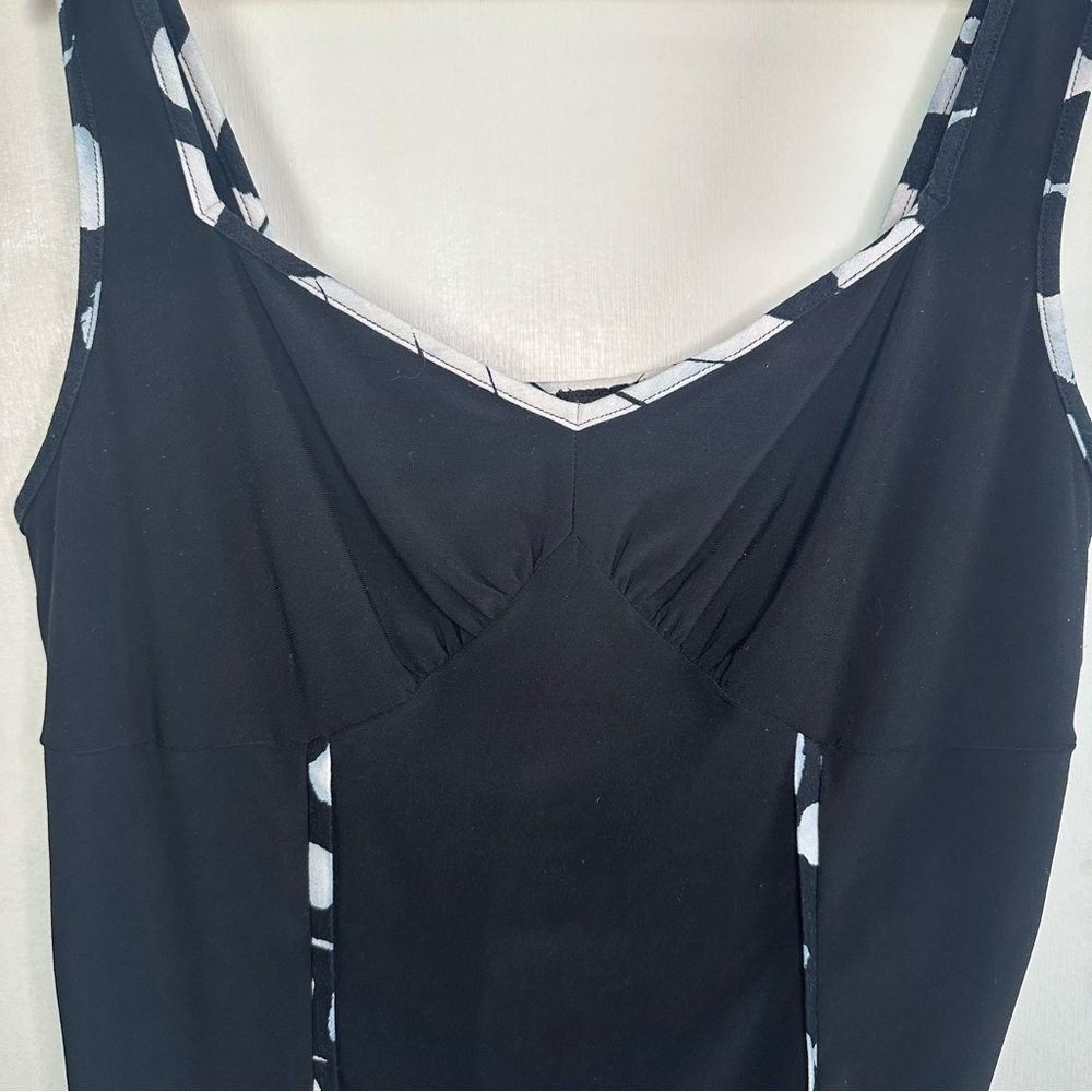 Vintage Y2K Nueva Black Corset Style Tank. Size 14. - Picture 7 of 7